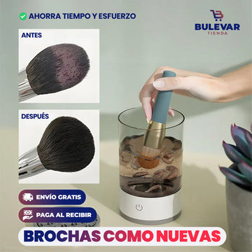 MÁQUINA LIMPIADORA DE BROCHAS DE MAQUILLAJE